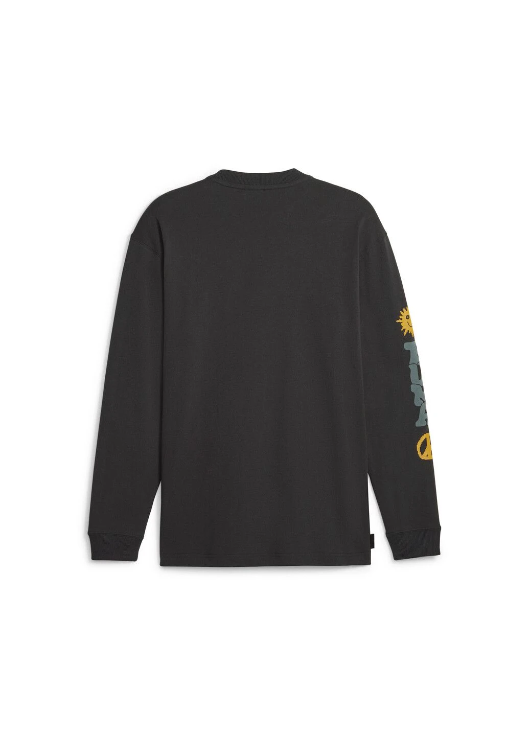 Черная лонгслив downtown men’s long sleeve tee Puma