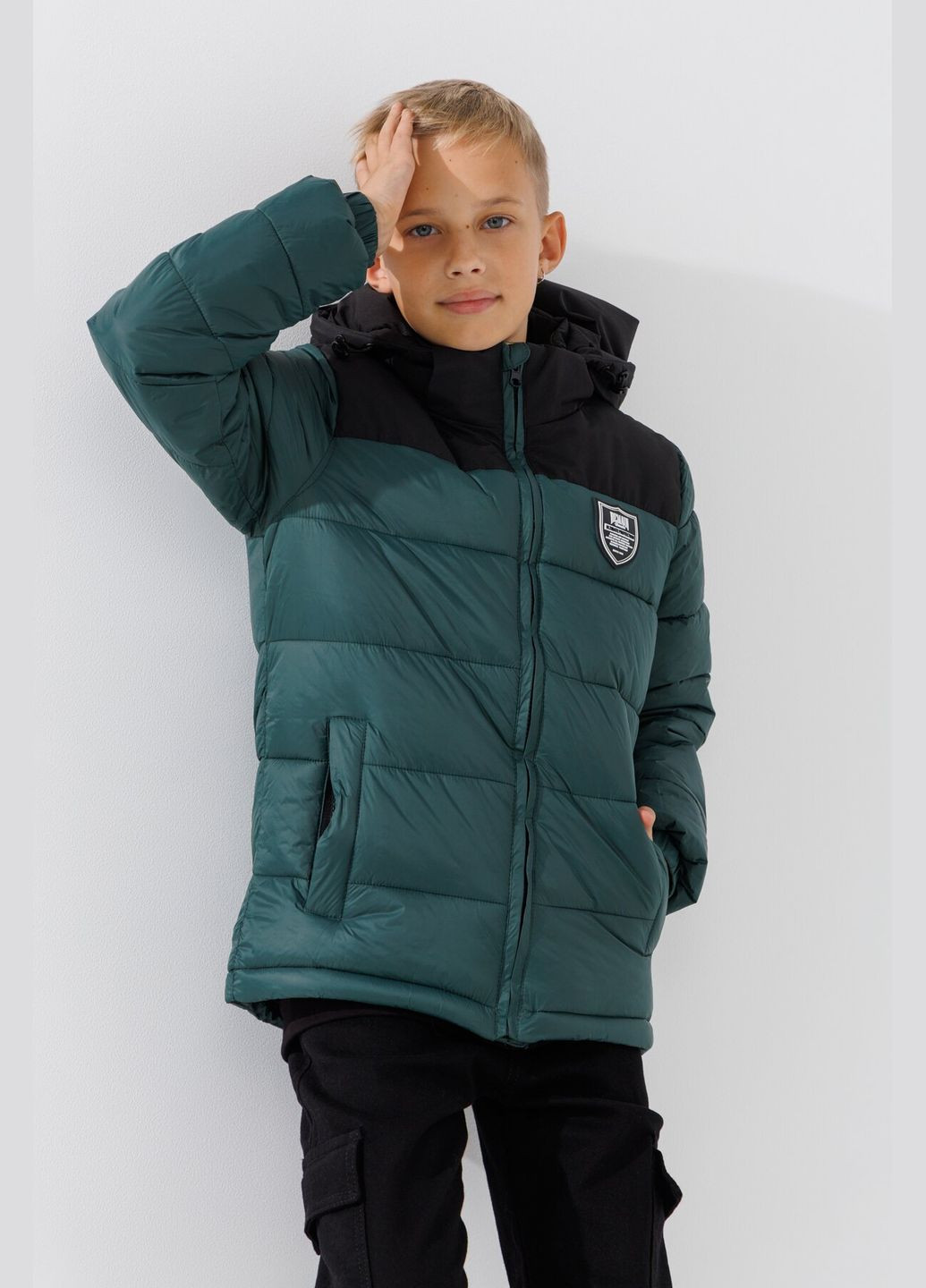 Зелена зимня куртка для хлопчика 3130-2 158 см shop (2000990605832) Remain