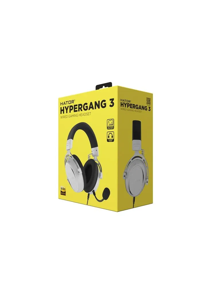 Наушники Hypergang 3 Hi-Res White (ESH06) Hator (383420708)