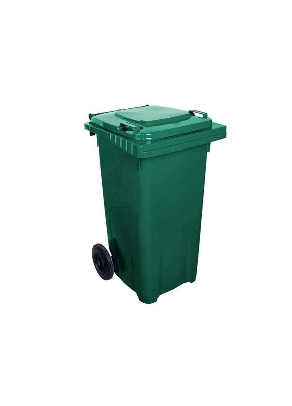 Контейнер для ТПВ 120л темно-зелений Євро ТМ Алеана (365819916)