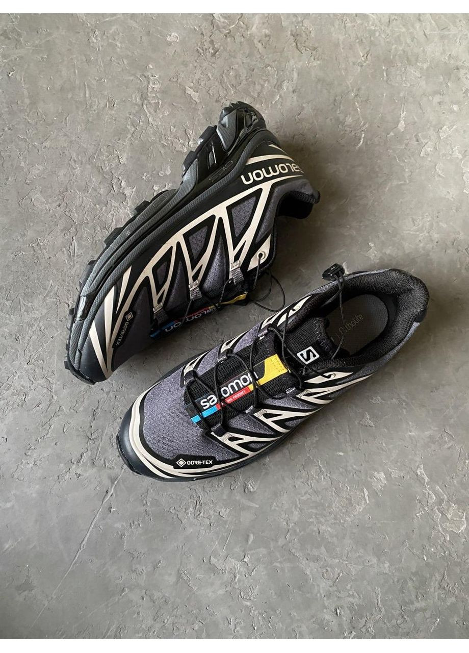 КРОСІВКИ ЖІНОЧІ SALOMON XT-6 GORE-TEX BLACK САЛОМОН XT-6 No Brand чорні демісезони (368870437)