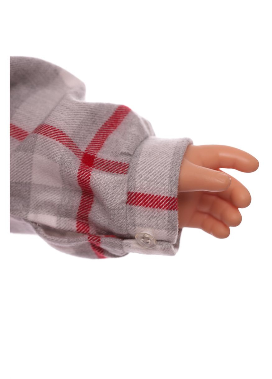 Сіра сукня з довгим рукавом із сумочкою трикотажна сіра 110 см (35121) BABYKROHA (323470162)