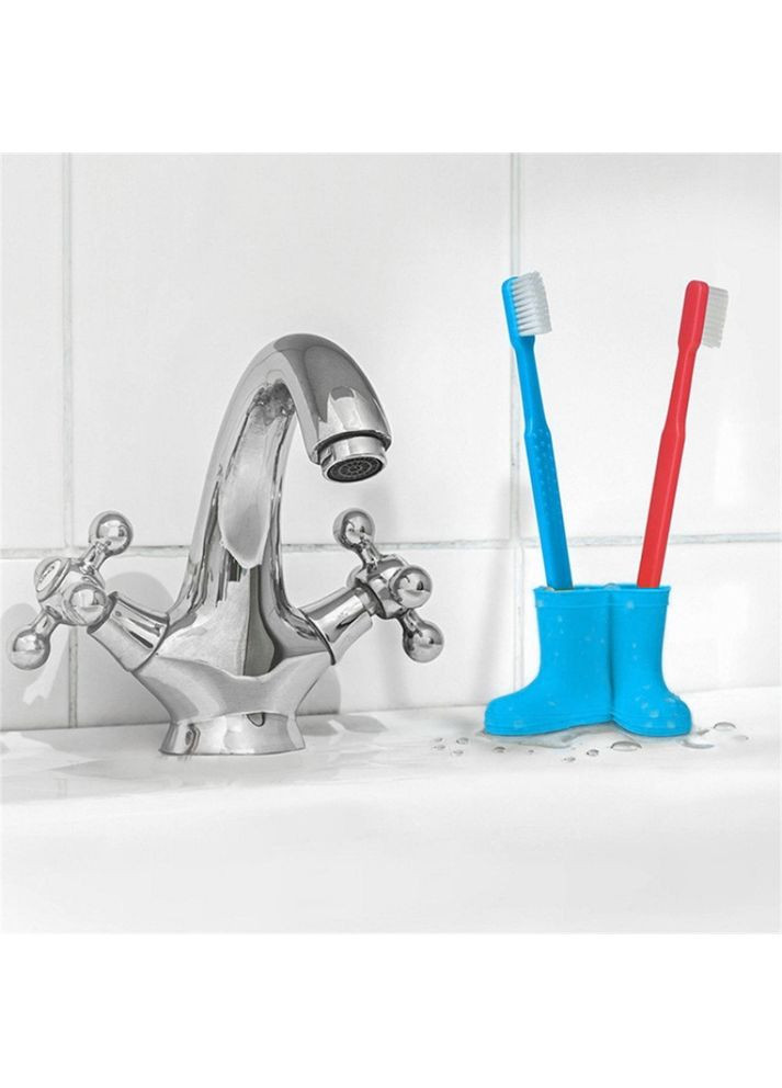 Тримач для зубних щіток Чоботи Блакитний 77681 No Brand (367959048)
