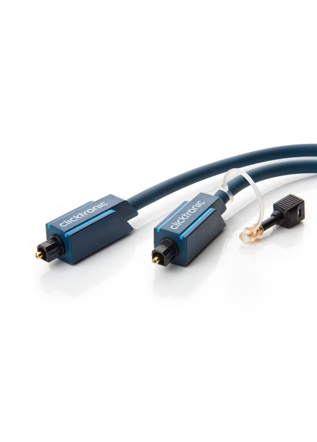 Кабель аудіо оптичний Toslink 2.0m +mini адаптер Casual D=6.0mm POF ClickTronic (369646609)
