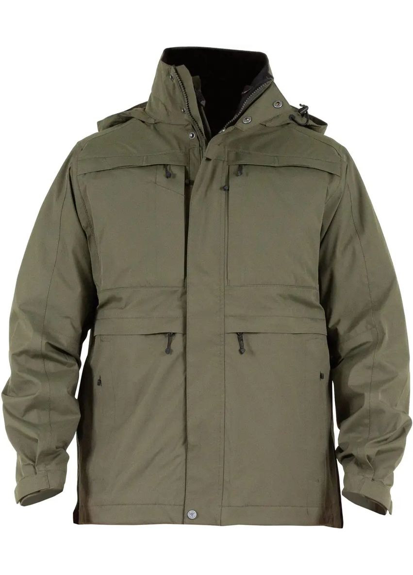 Зелена демісезонна куртка first tactical tactix parka shell зелений No Brand