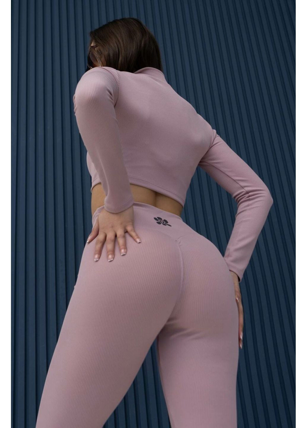 Лосини у рубчик з пуш-ап TOTALFIT (365957164)