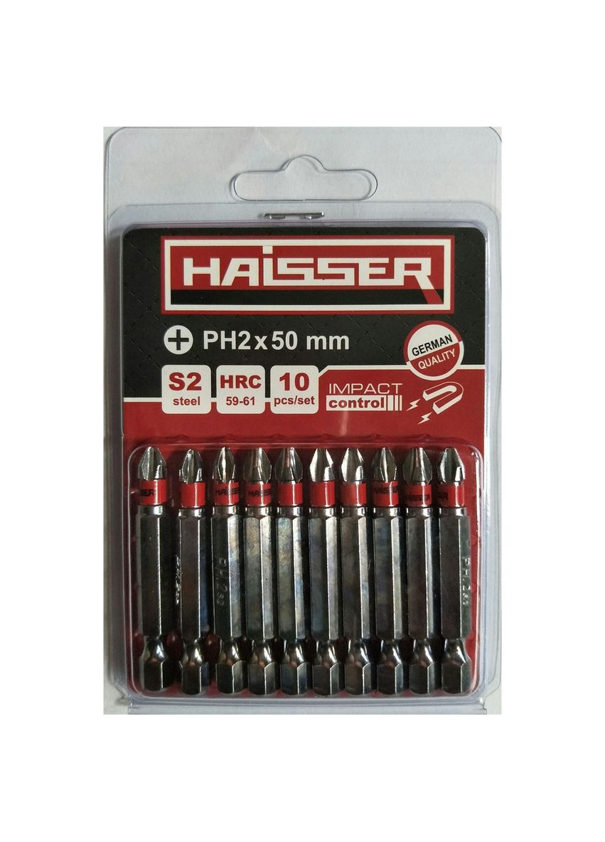 Набор бит PH2X50 мм (10шт) Haisser (315556491)