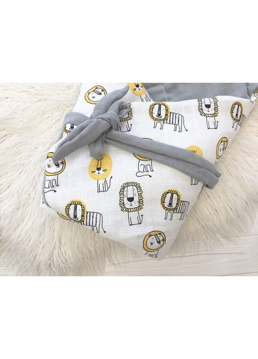 Муслиновый плед-конверт "Тигрики" Moontime (354827057)