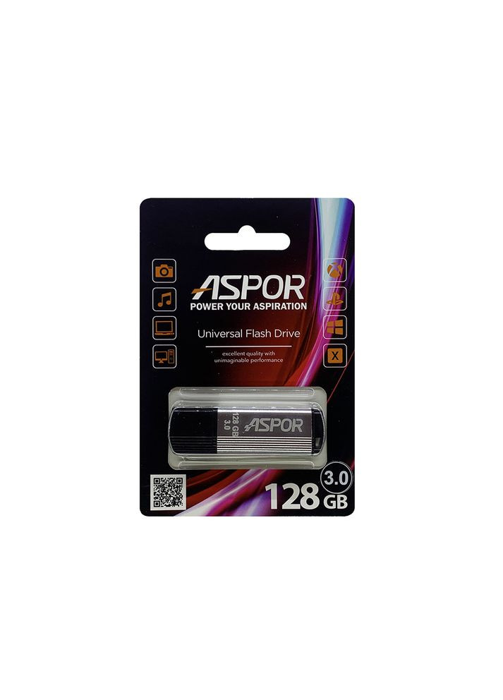 USB Flash AR121 128GB- серебро Aspor (367602856)
