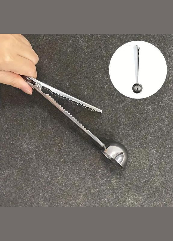 Ложка - клипса Серебристая China (342059841)