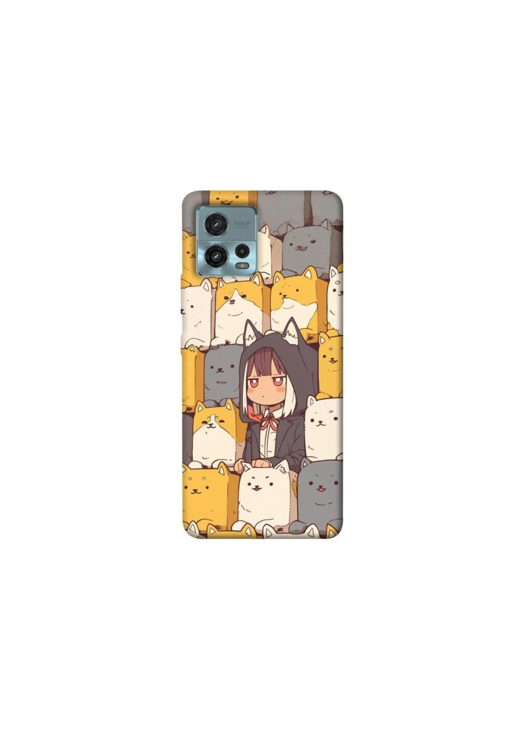 Чохол на Motorola Moto G72 Like a cat Frontalka (352211878)