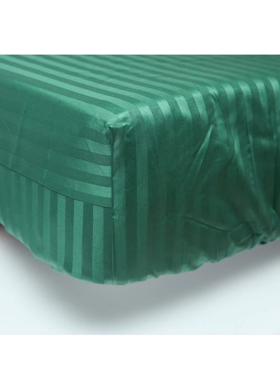 Простирадло на резинці Satin Stripe 90х200х20 см (MS-850005604) Moon&Star Stripe Verdant (386593177)