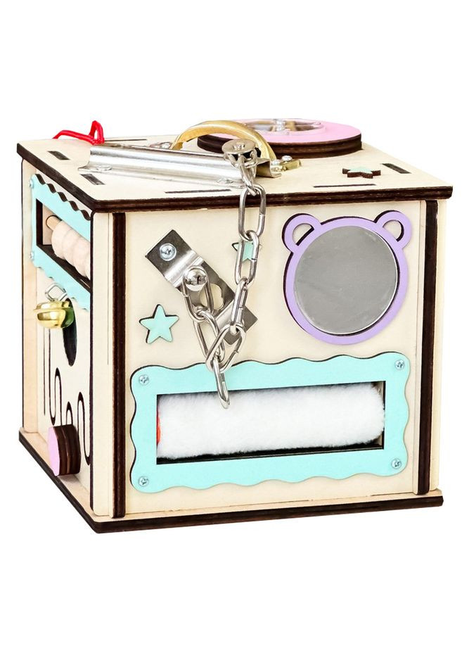 Развивающая игрушка Бизикуб TG1515003, 15 х 15 см Temple Group (335258431)