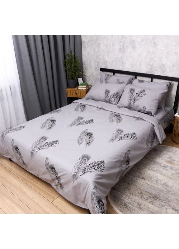 Комплект постельного белья Бязь Gold Люкс King Size 220x240 наволочки 2х70х70 (MS-820015192) Moon&Star Soft Feather (400237900)