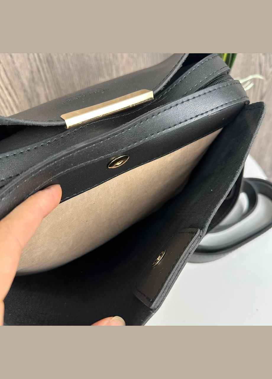 Якісна жіноча сумка на плече з екошкіри 1001 (336551794)