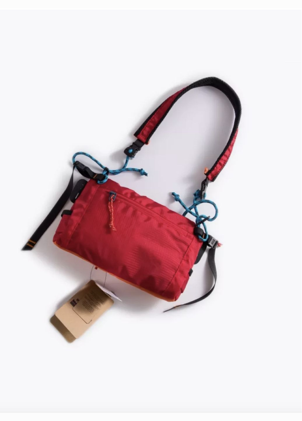 Водонепроницаемая сумка Унисекс, со съемным патчем, красная. No Brand Мессенджер (322768049)