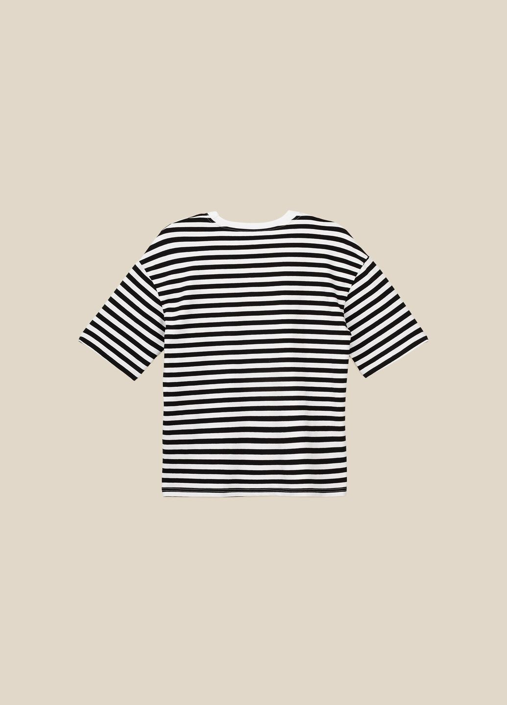 Футболка с узором женская WBC02401 Бело-черный shop (2888000009265) LAWA - (364723959)