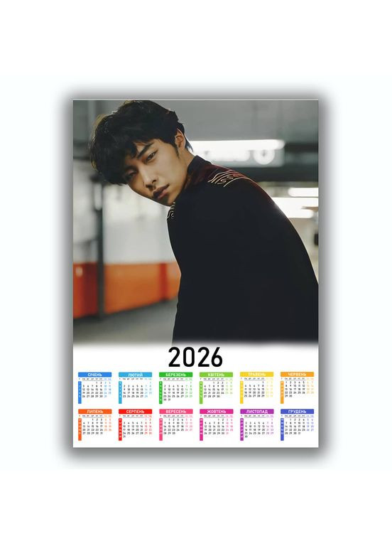 Календарь настенный У До Хван Woo Do-hwan 42х29 см (data_0066) No Brand (327003953)
