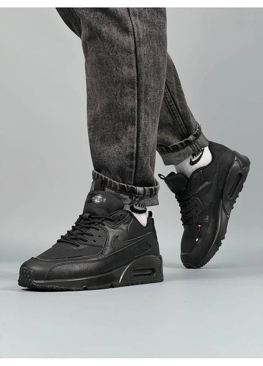 Чорні літні кросівки nike air max 90 black 2 найк аір макс 90 No Brand