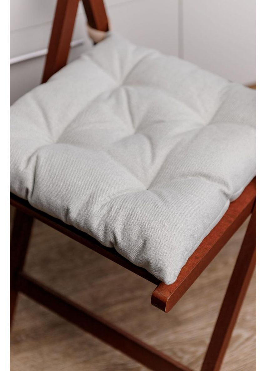 Подушка на стул MANCHESTER 40х40 см Светло-серый Прованс (372806186)