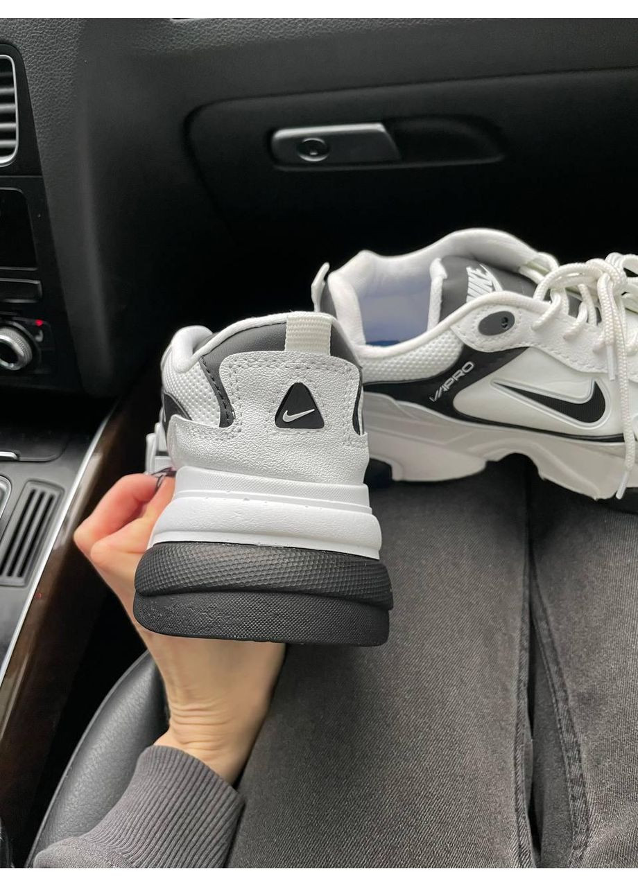 Черные демисезонные кроссовки мужские nike pro white black найк No Brand