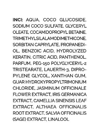 Відновлювальний безсульфатний шампунь з кератином та провітаміном В5 (міні) Hair Balance Shampoo 50ml (1360066-31162600) Meloni (368660798)