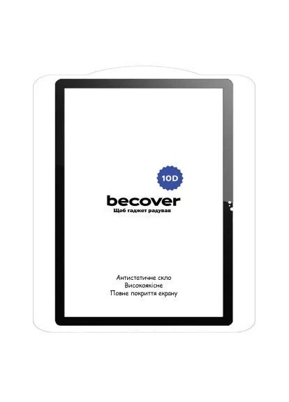 Защитное стекло 10D Lenovo Tab P11 (2nd Gen) (TB-350FU/TB-350XU) 11.5" Black (710579) BeCover (396682020)
