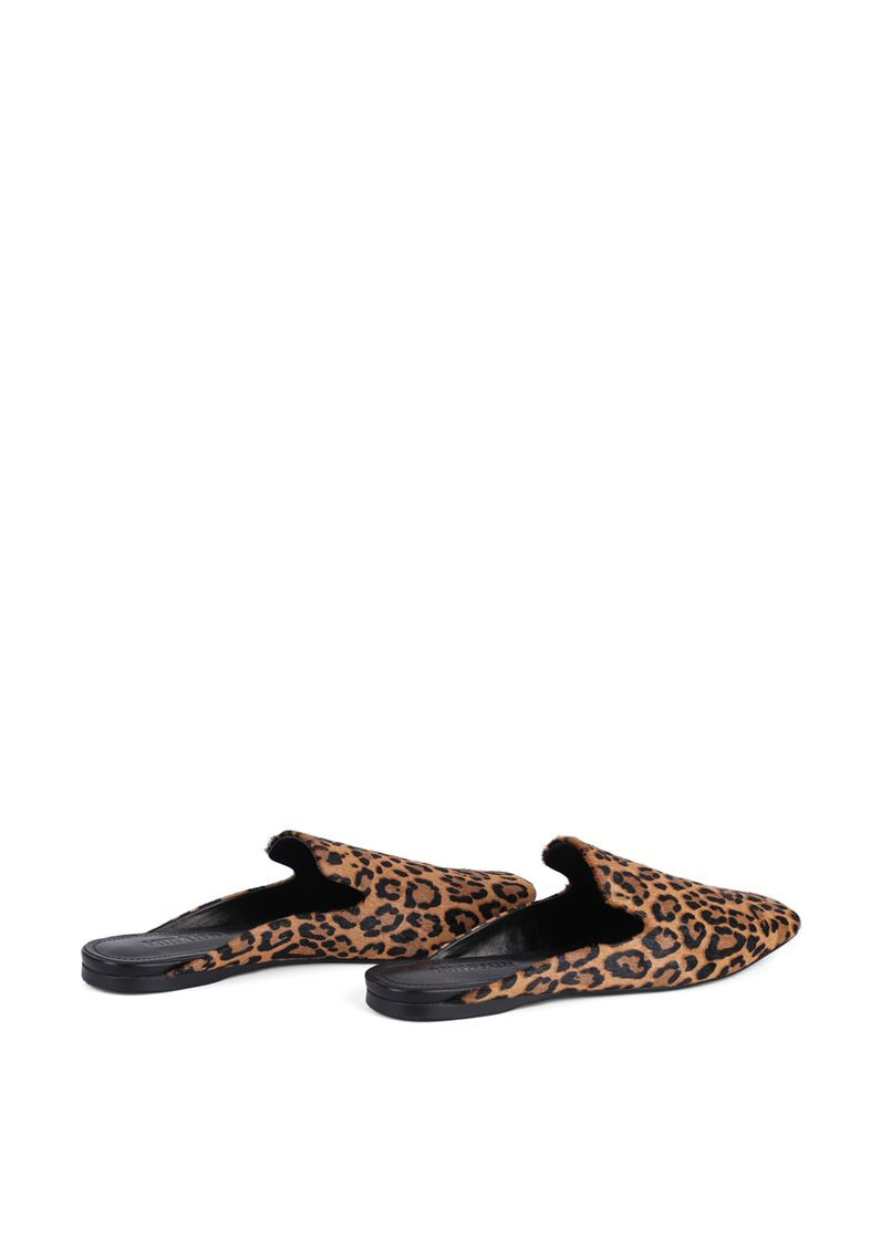 Комбинированные женские слипперы a3806-11 леопардовый пони MIRATON