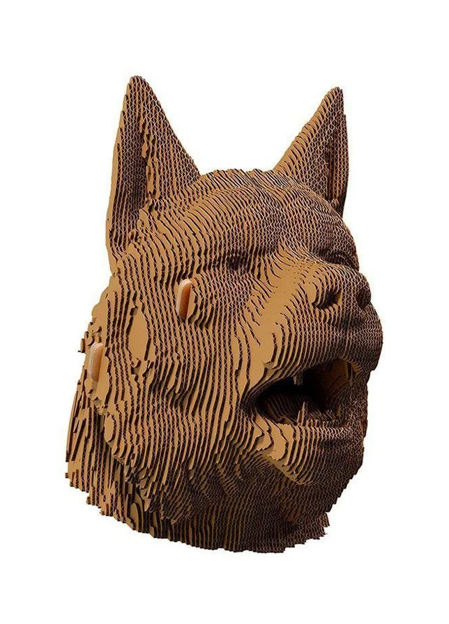Картонний конструктор " 3D Puzzle WOLF" колір коричневий ЦБ-00241057 Cartonic (297060338)