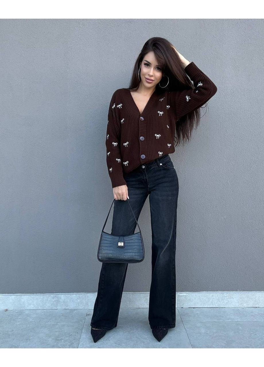 Коричневый демисезонный кардиган GD/GL Модний простір