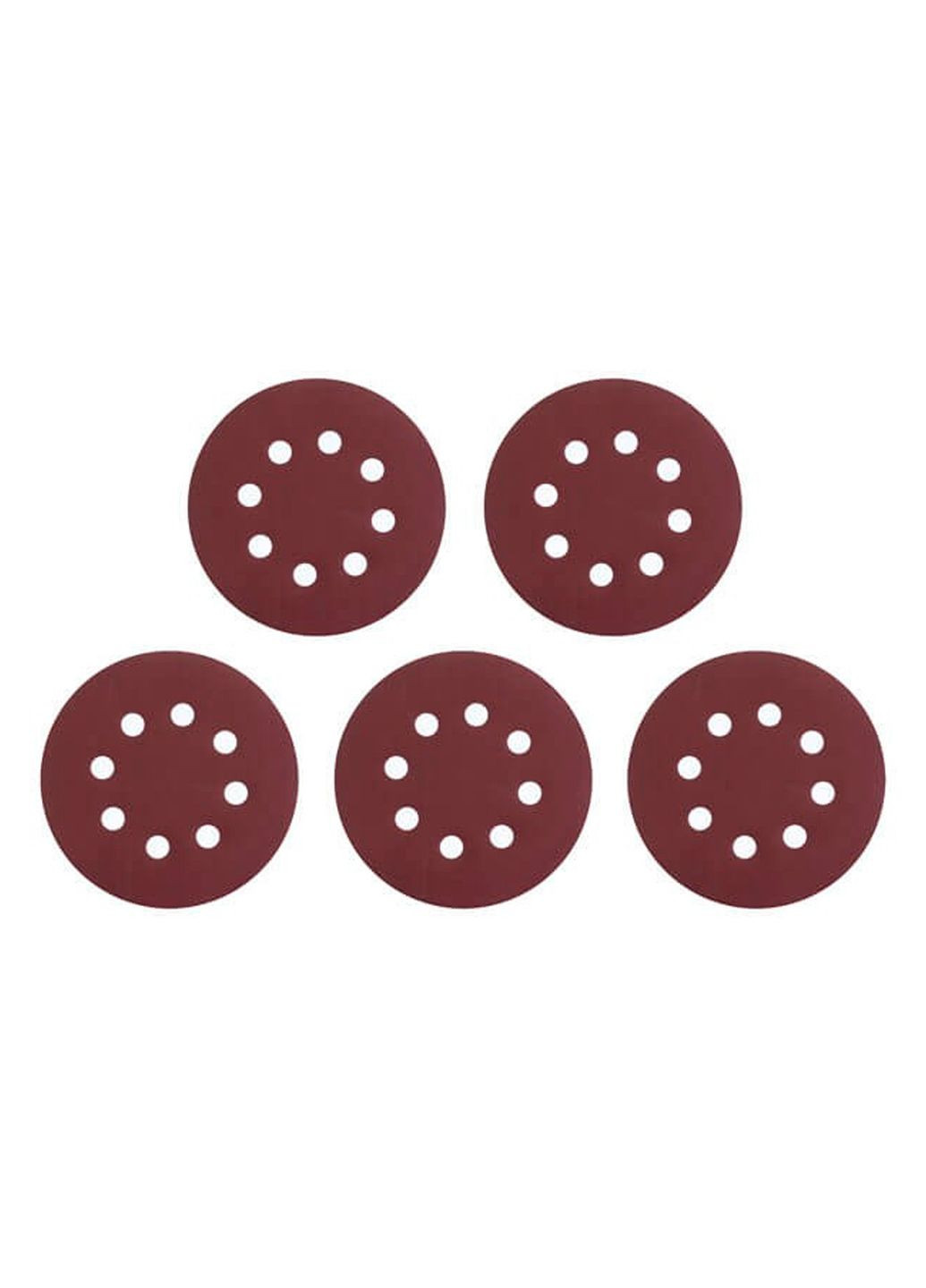 Круг шліфувальний самоклейний 125 мм Р400 для ексцентрикових шліфмашин (5 шт.) Intertool (332203037)