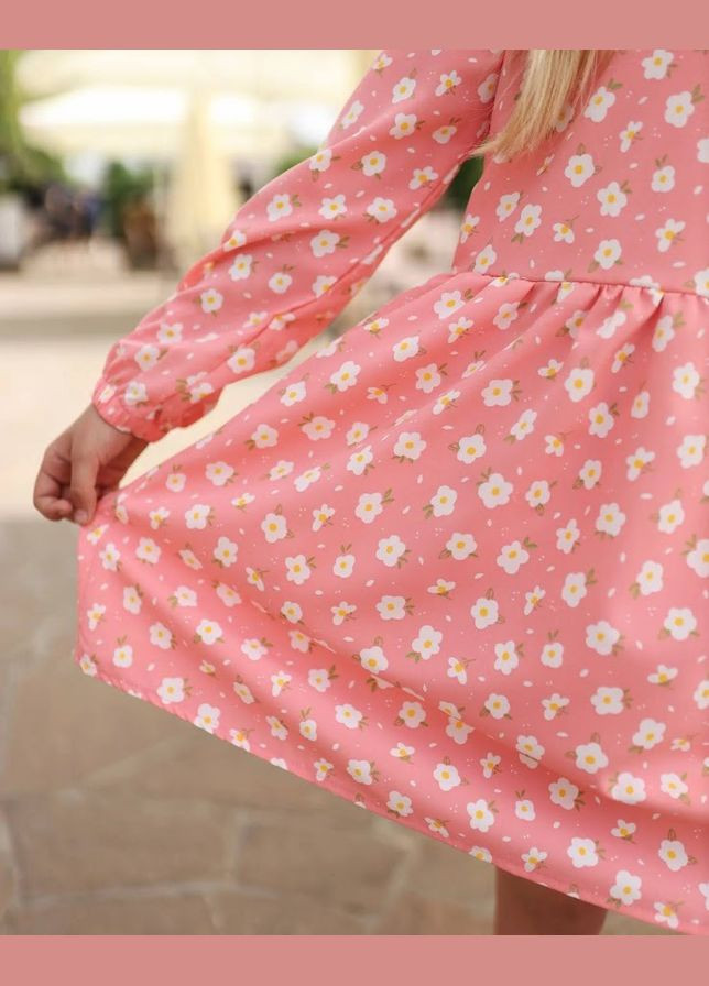 Розовое платье для девочки hc (h001-6305-077) No Brand (296986409)