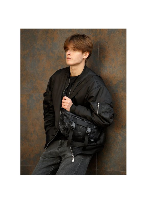 Большая мужская поясная сумка бананка DynamicDart принт Sambag (329692776)