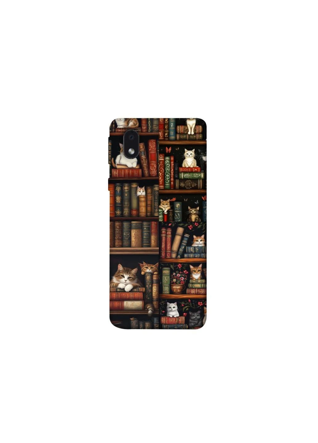 Чохол на Samsung Galaxy M01 Core / A01 Core Cats & Books Frontalka (376587660)