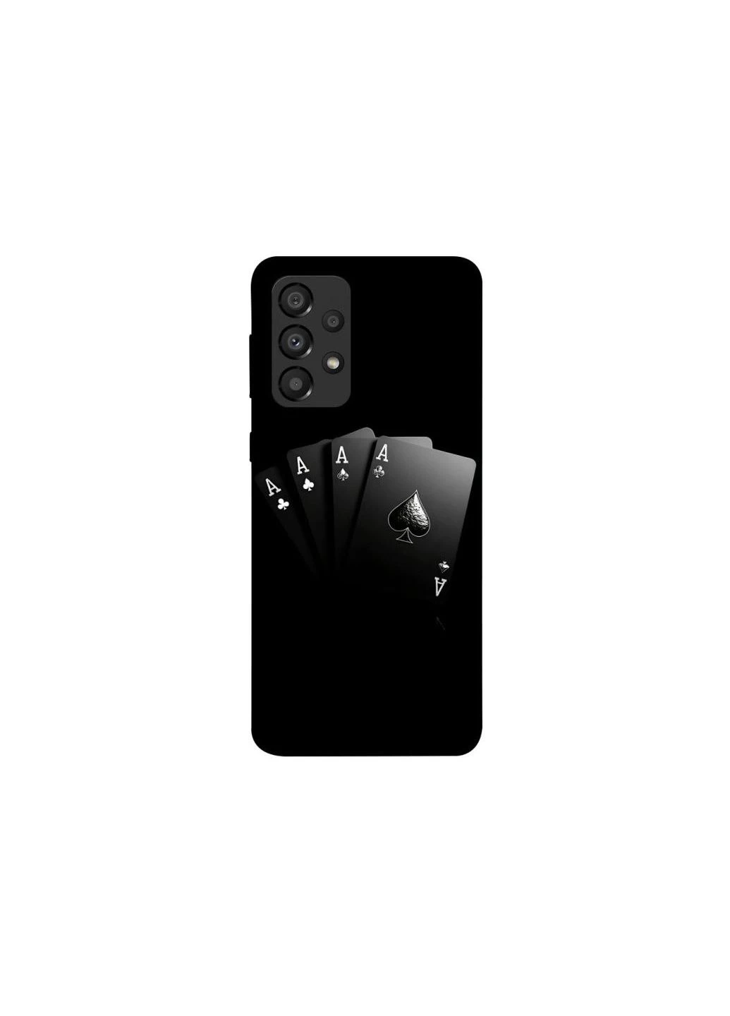 Чохол на Samsung Galaxy A33 5G Black Cards Frontalka (354648898)