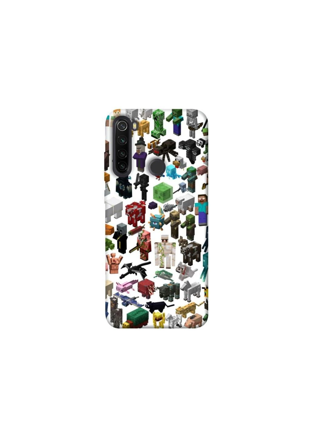 Чохол на Xiaomi Redmi Note 8T Minecraft v4 Frontalka (380647726)