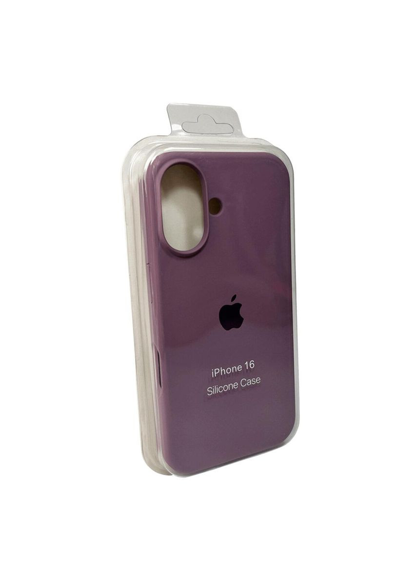 Силіконовий чохол для iPhone 16 Taro Purple No Brand (306549166)