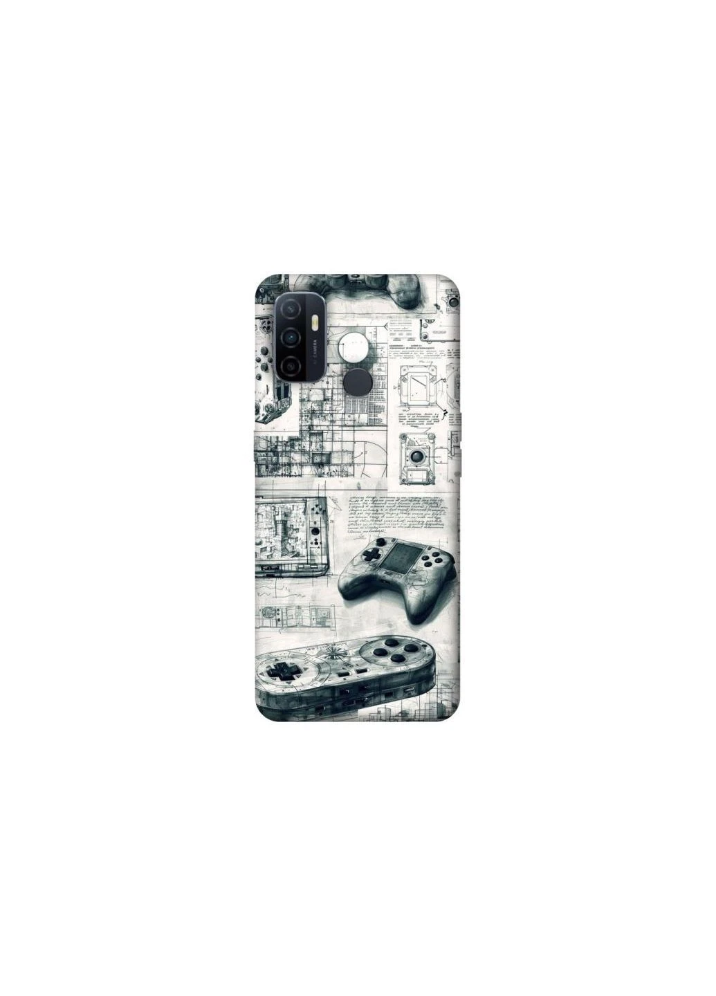 Чехол на Oppo A53 / A32 / A33 Gamer Zone ver.2 Frontalka (393230978)