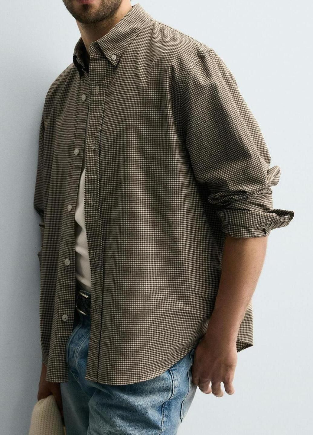 Цветная рубашка в клетку Zara