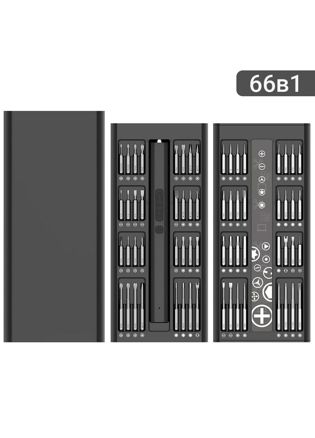 Електрична смарт викрутка з акумулятором King's Dun 66 в 1 King'sdun (290891107)