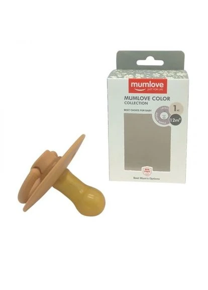 Латексна пустушка (12м+) (ГІРЧИЧНА) mumlove (390392864)