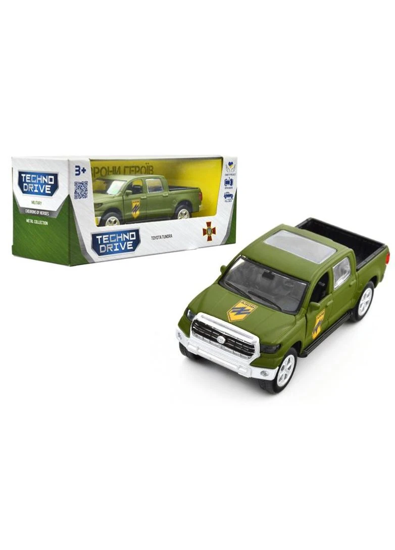 Игрушечная машинка внедорожник Toyota Tundra Шевроны Героев Азов KM6008 TechnoDrive (389888044)