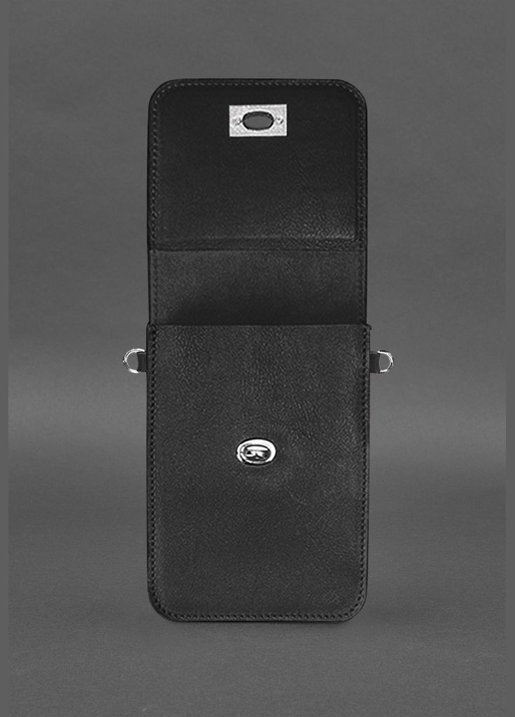 Шкіряна сумка для телефону Tina Чорна (A-028826) BlankNote (327874221)