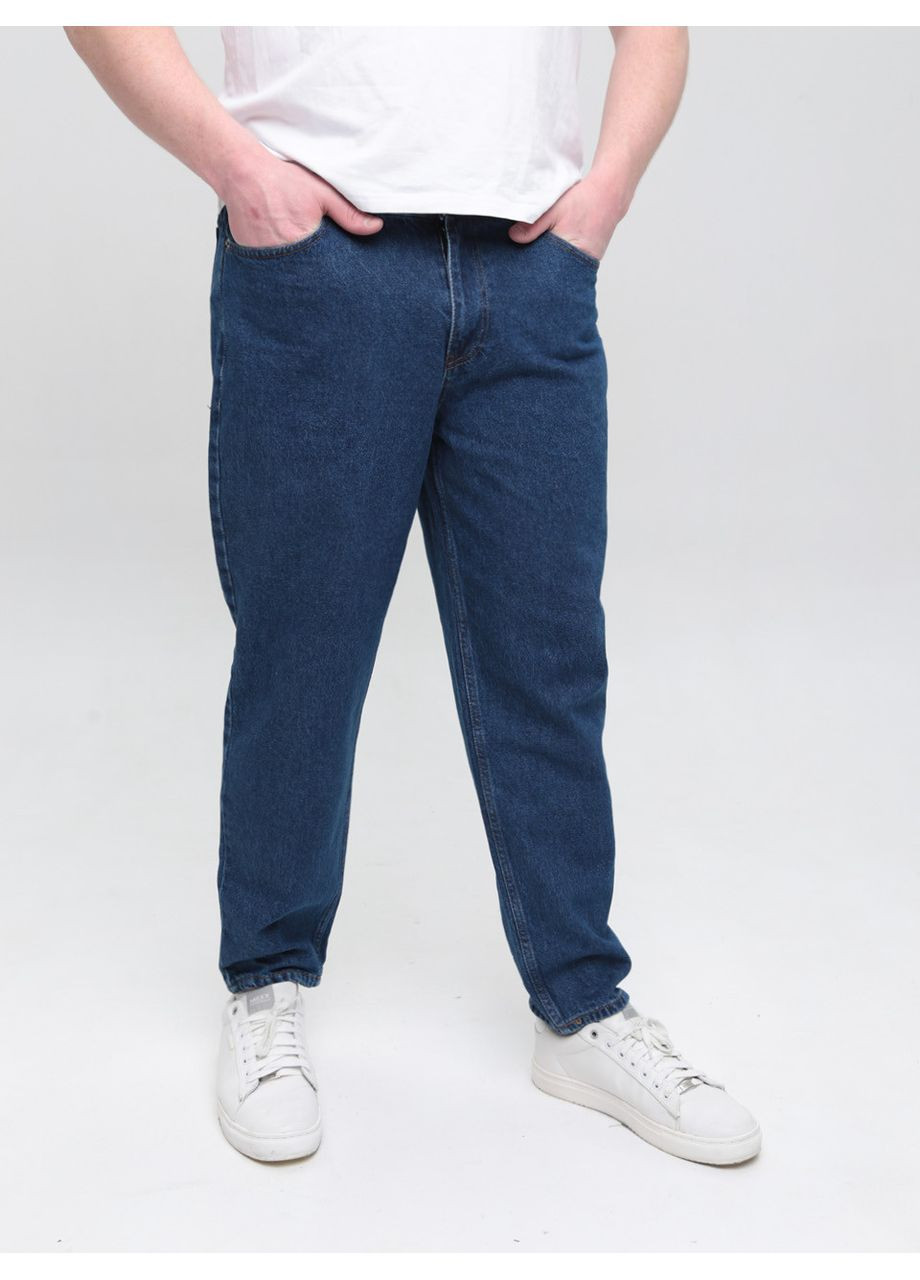Джинси чоловічі сині МОМ з варінням Mechanic MOM (365813780)