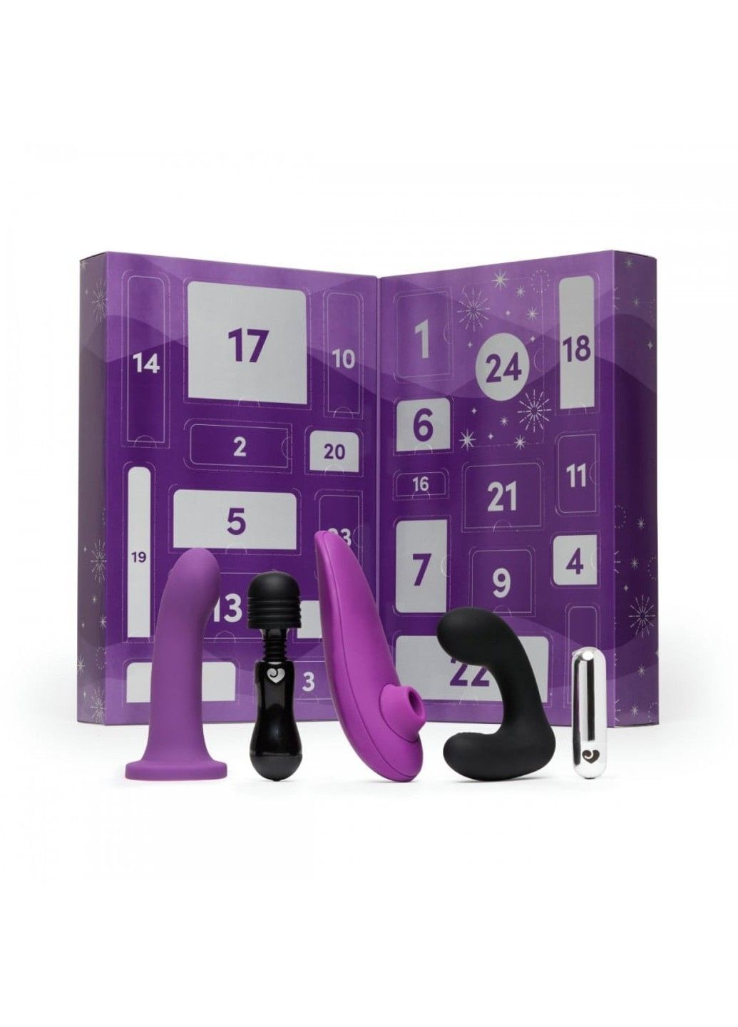 Адвент календар (24 предмети) Lovehoney Couple's Advent Calendar Фіолетовий Womanizer (289783465)