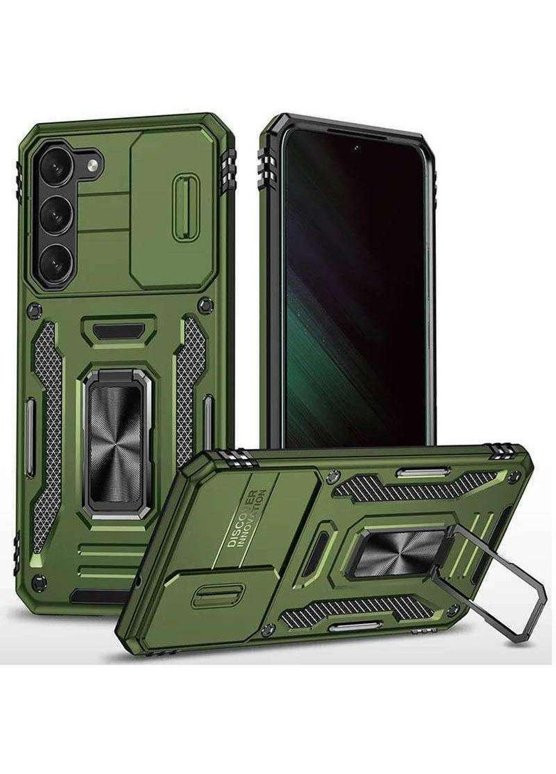 Ударопрочный чехол Square Ring c шторкой на камеру для Samsung Galaxy S24+ Epik (307792684)