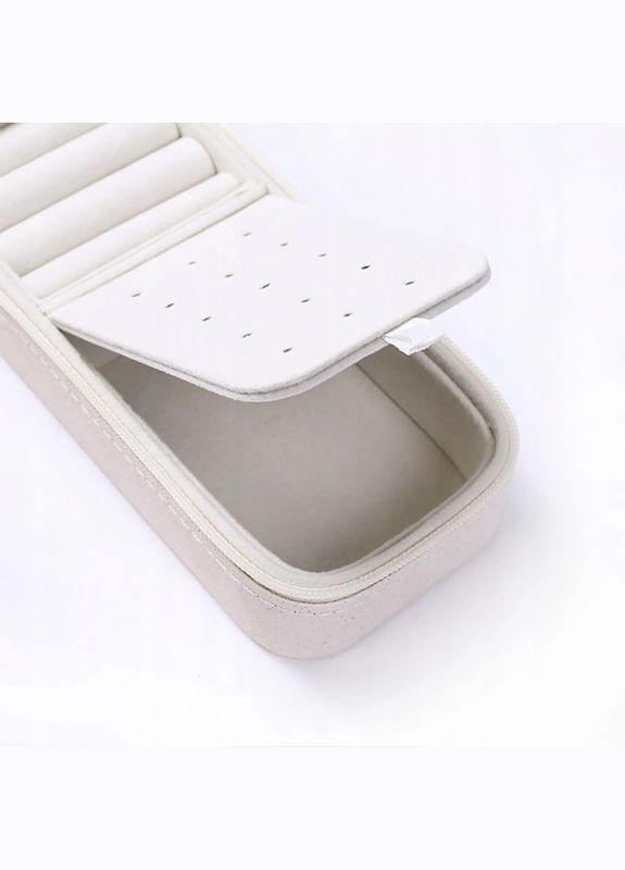 Скринька SP-01185 для прикрас і ювелірних виробів портативна 15*6,5*4,8 см White 5 шт. Casegrace (352012221)