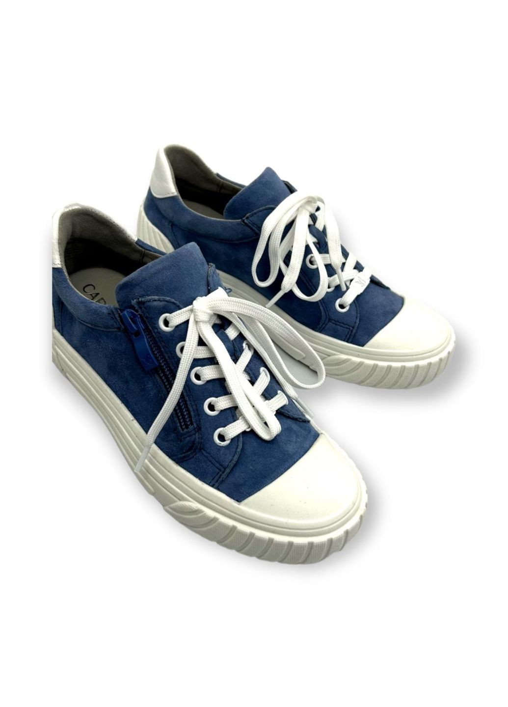 Синие кеды (р) замша 0-1-1-9-23737-20-825 Caprice