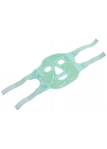 Крижана гелева маска для обличчя проти зморшок знімає втому зміцнює шкіру гаряча холодна терапія зелена No Brand (300583395)