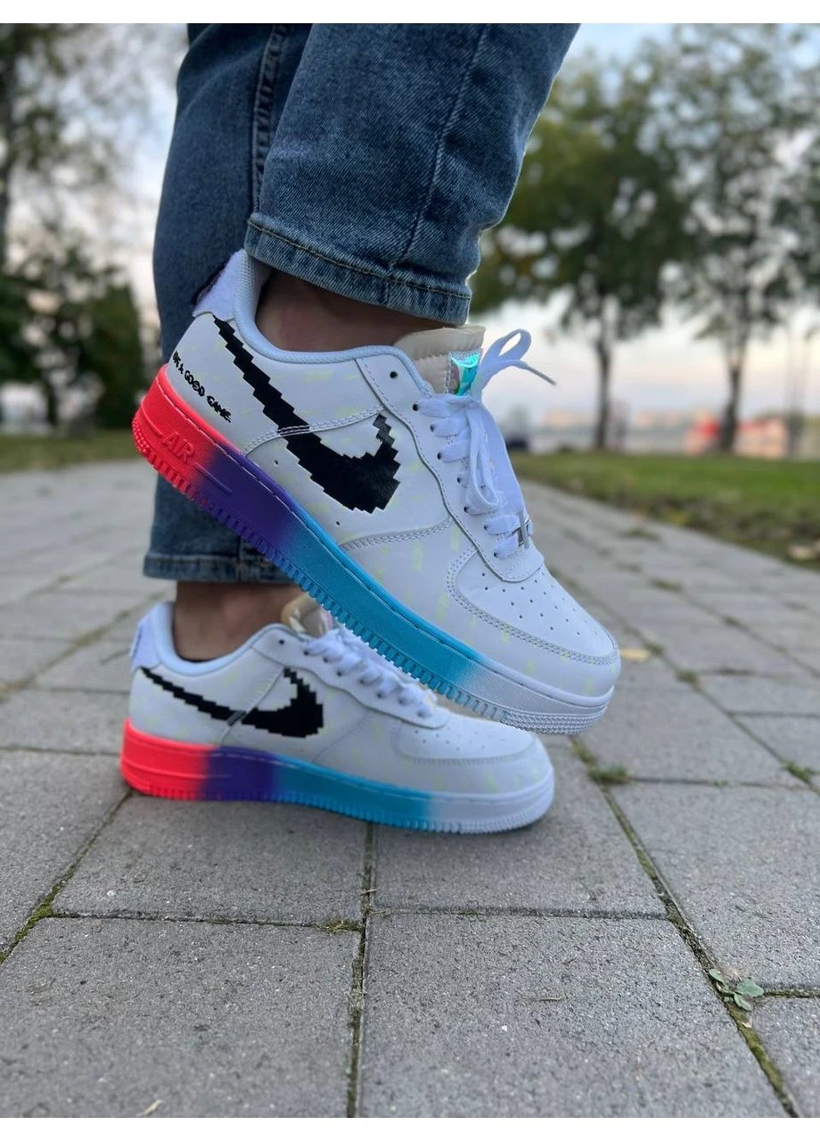 Цветные летние кроссовки nike air force have a good game найк аир форс No Brand